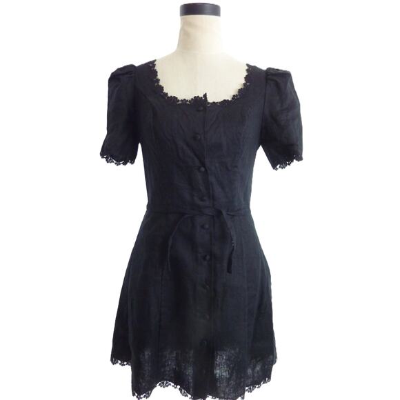 knee length dresses for ladies Beach linen tunic/dress CW008 with belt in PEACH COLOUR (3583)